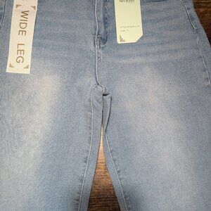 Women's Sky Jeans, Size 13, wide leg denim pants
